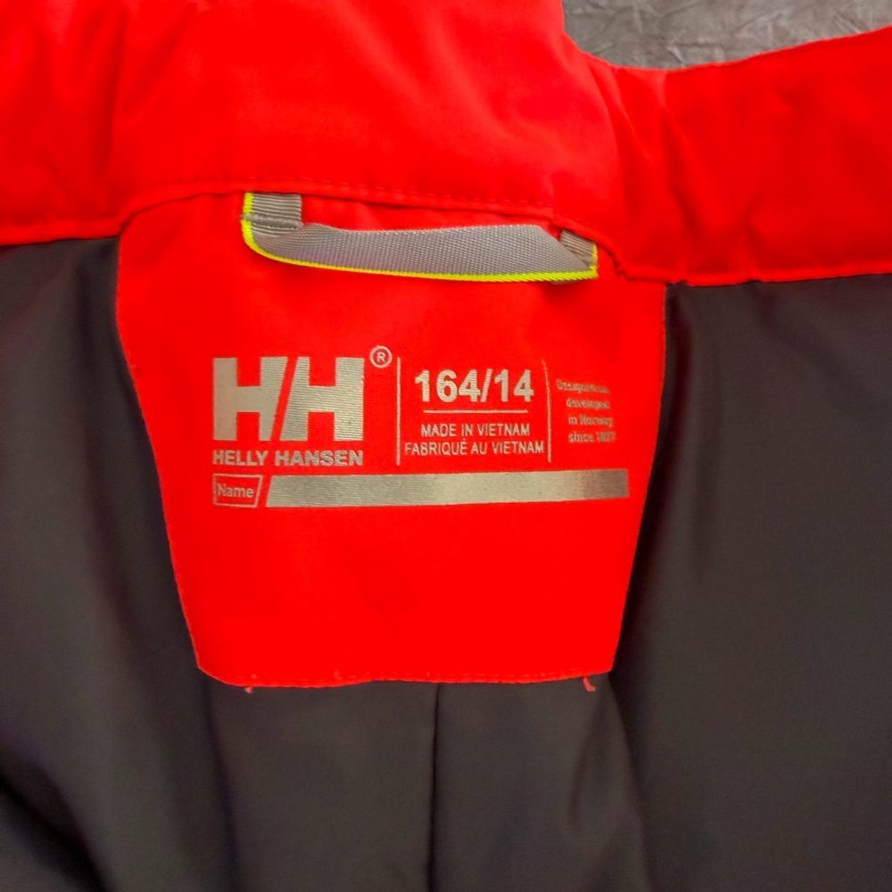 Helly Hansen neon coral legendary ski pants